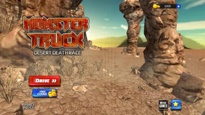 Monster Truck Desert Death Race 3D(3d￨ɳĮ)ͼ