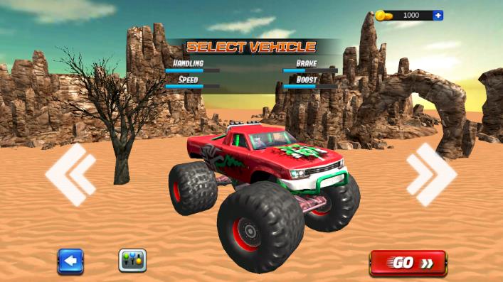 Monster Truck Desert Death Race 3D(3d￨ɳĮ)ͼ