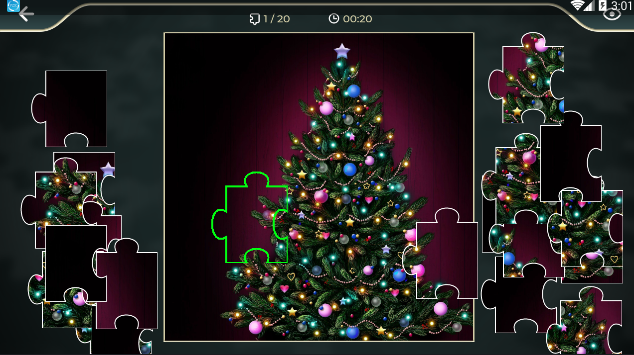 õʥ(Beautiful Christmas Tree Puzzle Game)ͼ