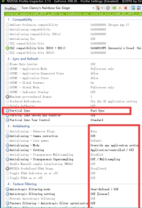 Nvidia Profile Inspectorͼ0