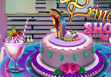 Ь(Princess Shoe Cake)