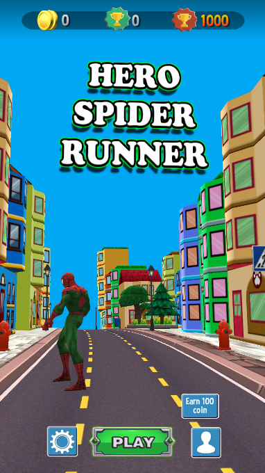 ֩кܿ(Hero SpiderBoy Runner)ͼ