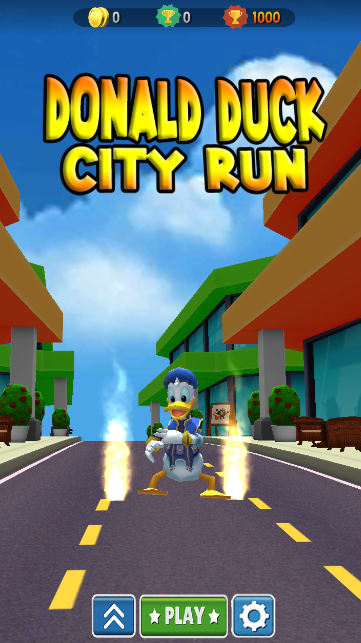 Ѽ(Donald Power Duck City Run)ͼ