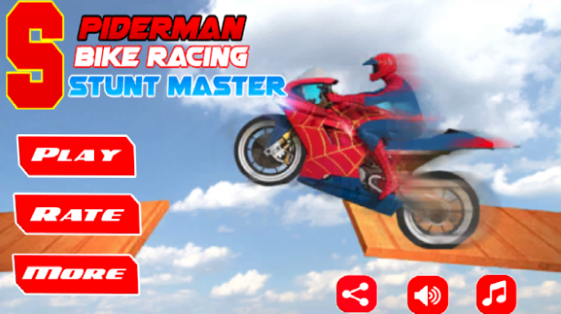 Spiderman Bike Racing Stunt Master֩гؼʦνͼ
