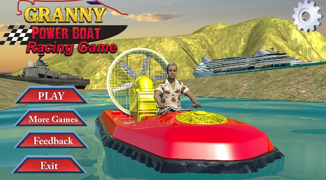 ̶ͧϷ(Granny Power Boat Racing Game)ͼ