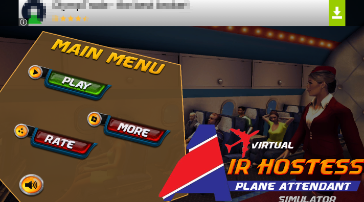 Virtual Air Hostess: Plane attendant simulatorͼ