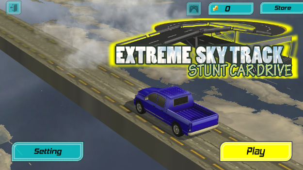 Extreme Sky Track Stunt Car Drive(˵ؼ)ͼ