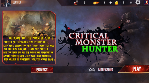 Critical Monster Hunter Shooting(P(gun)IC)؈D