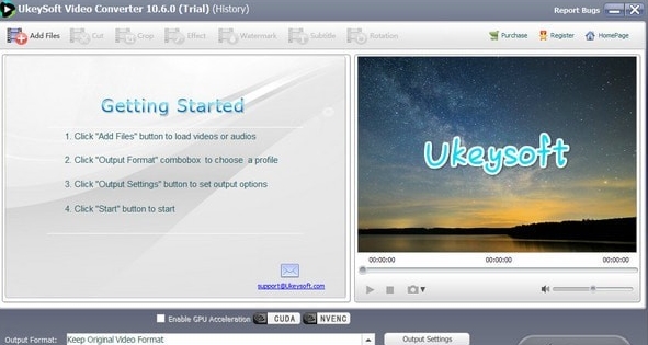 Ukeysoft Video Converter(Ƶת)ͼ1