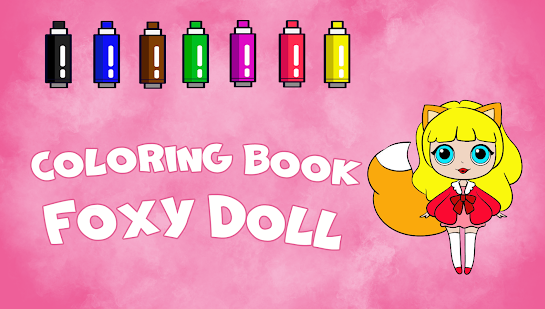 Coloring book dolls. Foxy Dollɫνͼ2