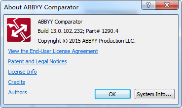 ABBYY Comparator(ıԱȹ)