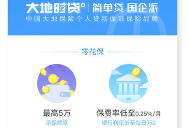 大地时贷险微官网 大地时贷险优信