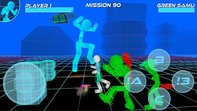 Stickman Neon Warriors: Street Fightingͼ