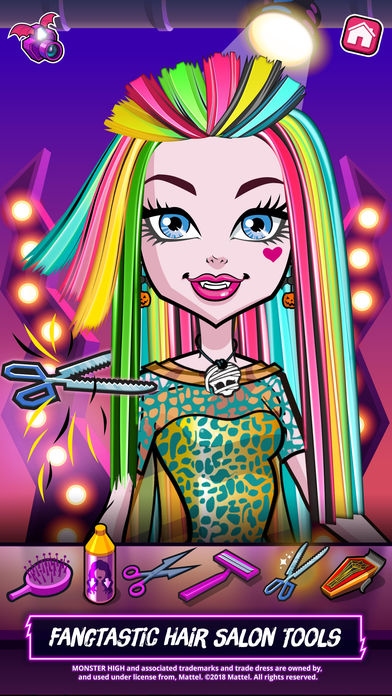 精灵高中美容院(Monster High™ Beauty Shop)截图