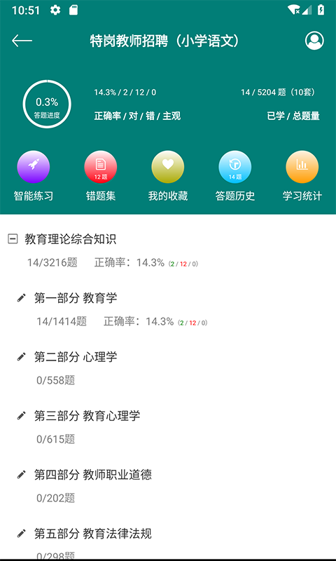 特岗教师招聘考试题库app