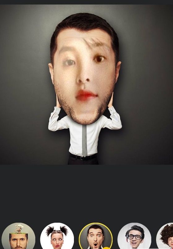指尖变脸相机截图