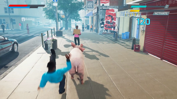 猪突猛进模拟器手机版(Pig Skater Simulator)截图
