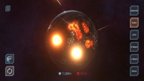 行星粉碎模拟器无敌盾版截图