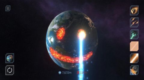 行星粉碎模拟器无敌盾版截图