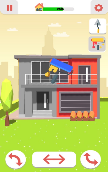 抖音我涂房子贼6(Roller Paint House Restoration)游戏截图