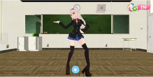 学校女生舞蹈游戏截图