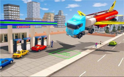 Flying Oil Tanker Transporter Truck Simulator Game(͹޿ģϷ)ͼ