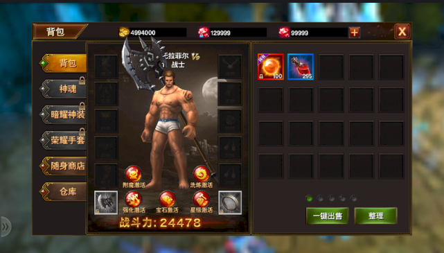 黑暗与荣耀战士无敌版截图