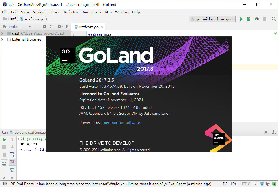 JetBrains GoLand 2017Ѱͼ1