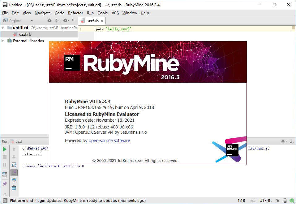 JetBrains RubyMine 2016ٷͼ3