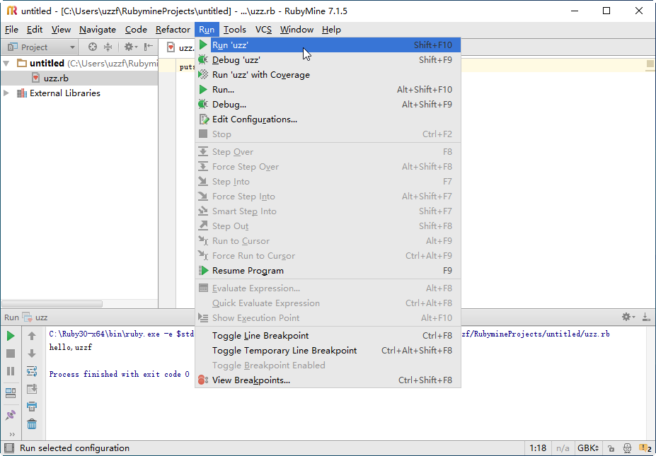 JetBrains RubyMine 7.1.5ٷͼ1