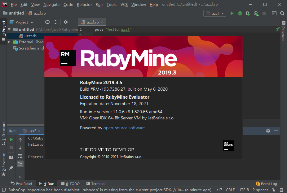 JetBrains RubyMine 2019ٷͼ1