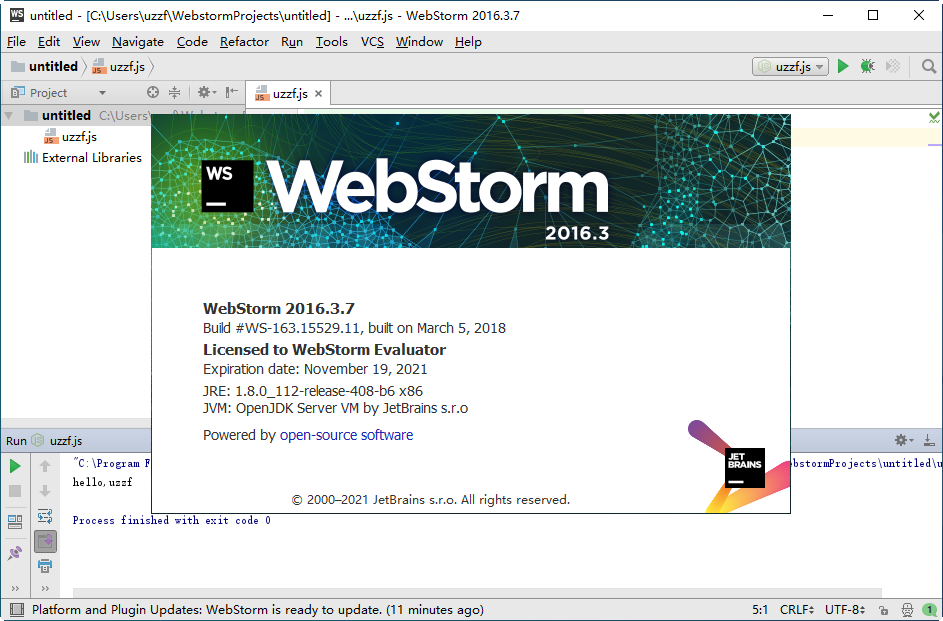JetBrains WebStorm 2016ƽͼ1