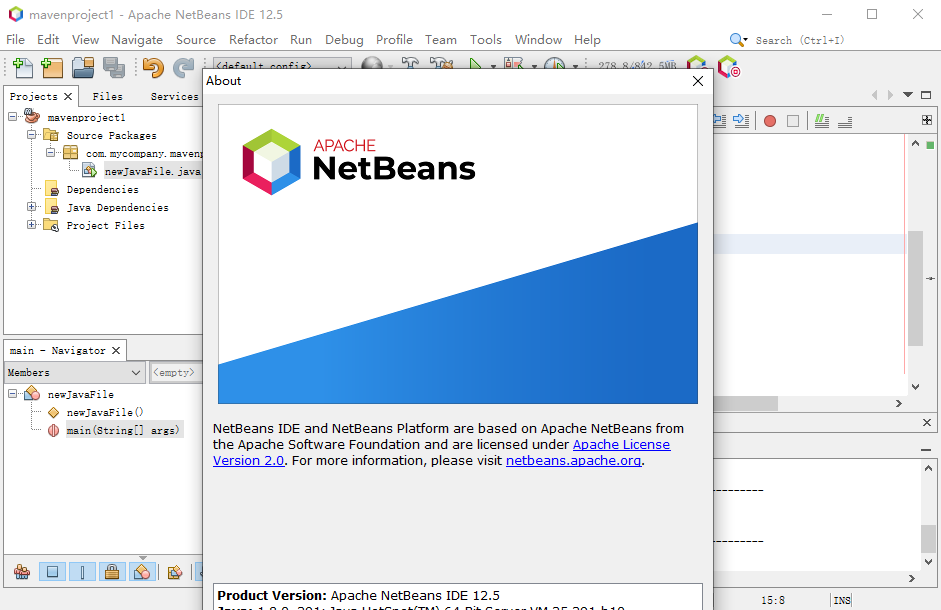 Apache NetBeans IDE 12.5ٷͼ3