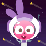 Purple Pink Space Explorer泡泡小�宇宙�w船