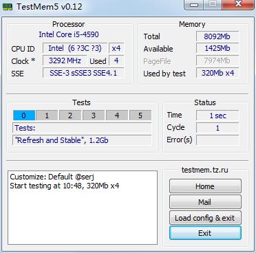 tm5内存测试软件(testmem5)截图1