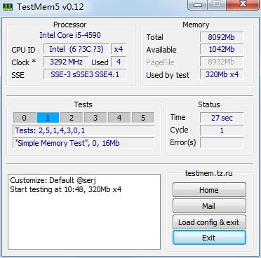 tm5内存测试软件(testmem5)截图0
