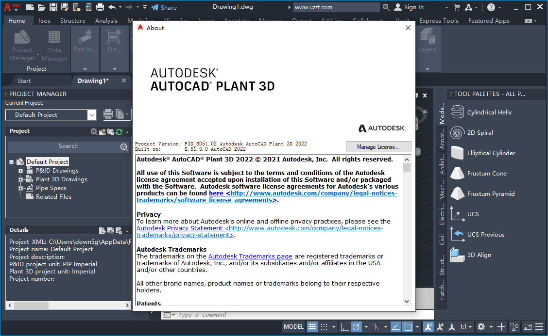 AutoCAD Plant 3D 2022破解版截图1