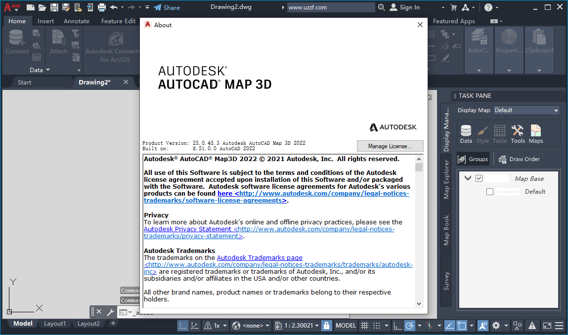 AutoCAD Map 3D 2022ƽͼ2