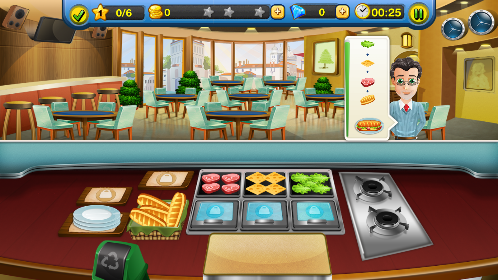 Cooking Scramble: World Super-Star Master Chef and Food Court Fever FREE()ͼ1