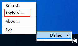 Dishes Launcher