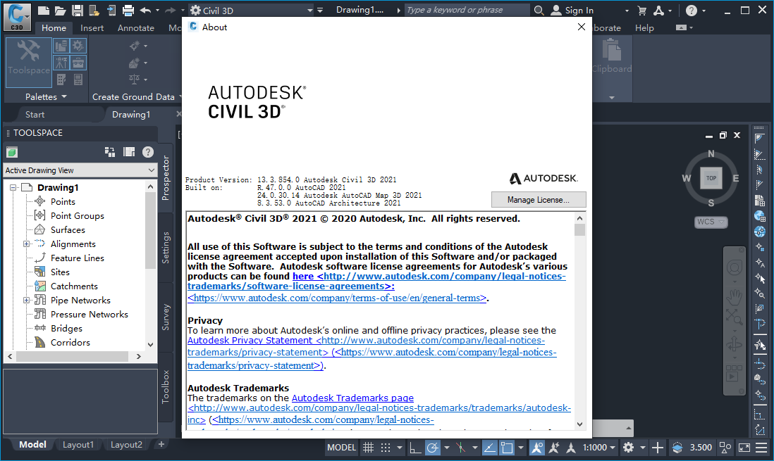 Autodesk Civil 3D 2021Ѱͼ1