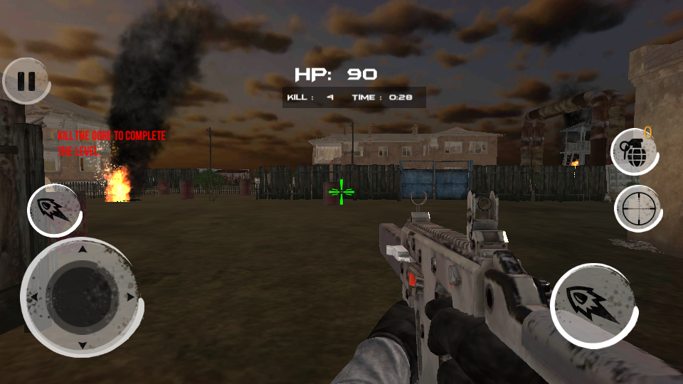 Zombie War Survival Shooter(ʬս3DϷ)ͼ