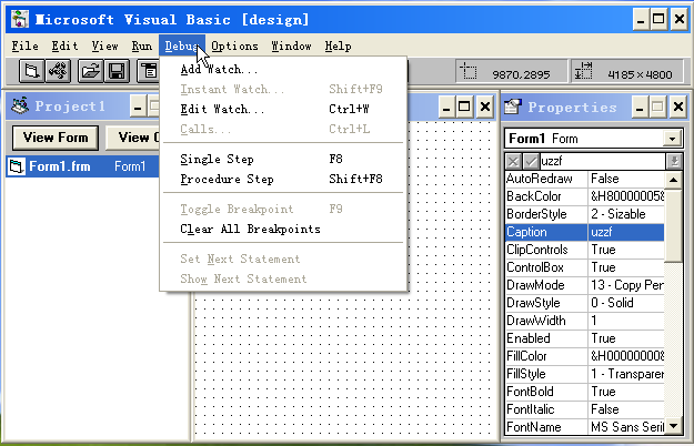 Visual Basic(VB3.0)ͼ1