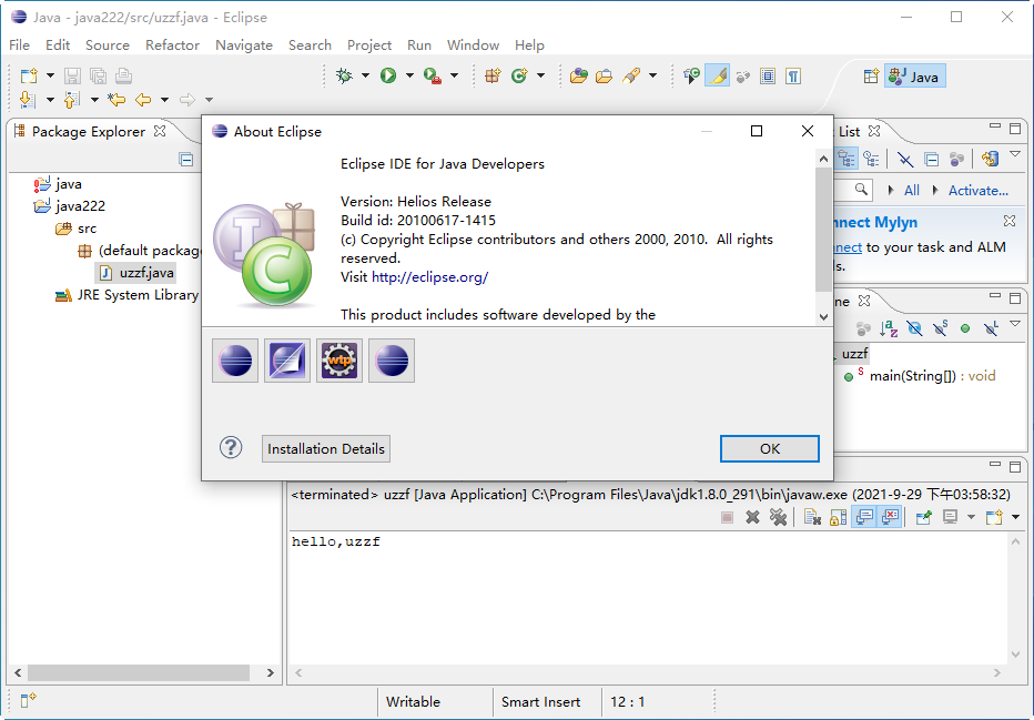 eclipse helios汾(Eclipse IDE for Java Developers)ͼ2