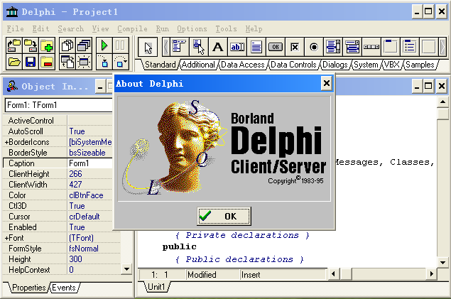 delphi 1.0(Borland Delphi v1.0)ͼ1