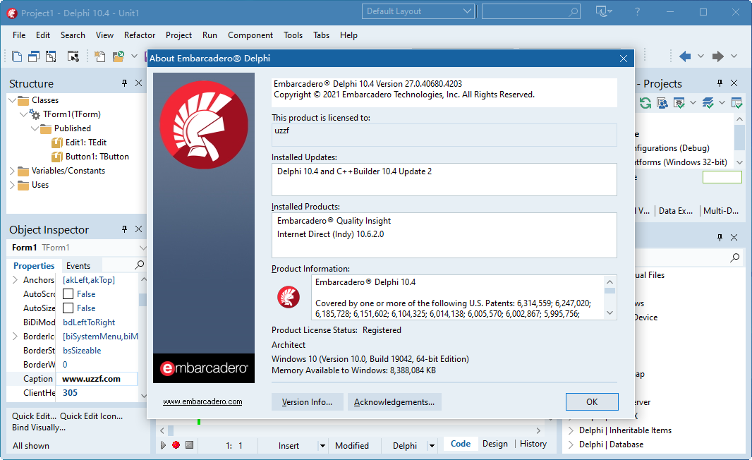 delphi10.4.2ٷ(Embarcadero RAD Studio 10.4.2)ͼ3