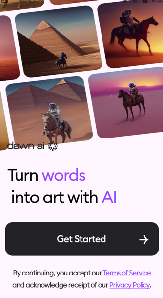 Dawn AI app