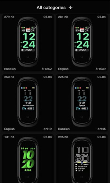 mi band4 watchfacesͼ