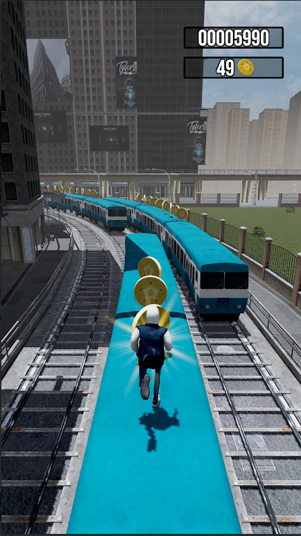地铁跑酷城市版玩家自制截图