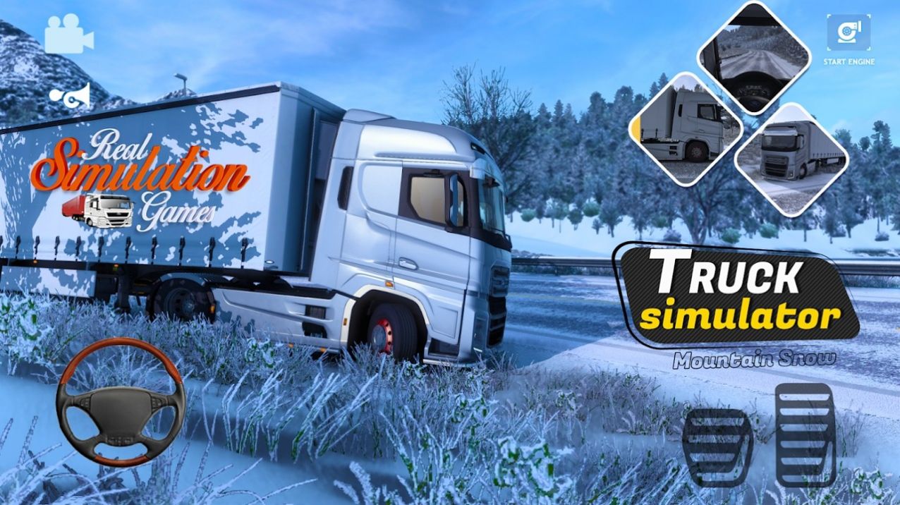 ģŷɽѩ·truck simulator snow mountainͼ
